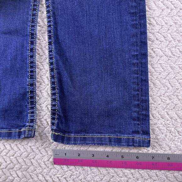 BKE Aaron Jeans Mens Size 30R 30x32 Blue Slim Fit Stretch Wiskered Denim - Picture 10 of 14